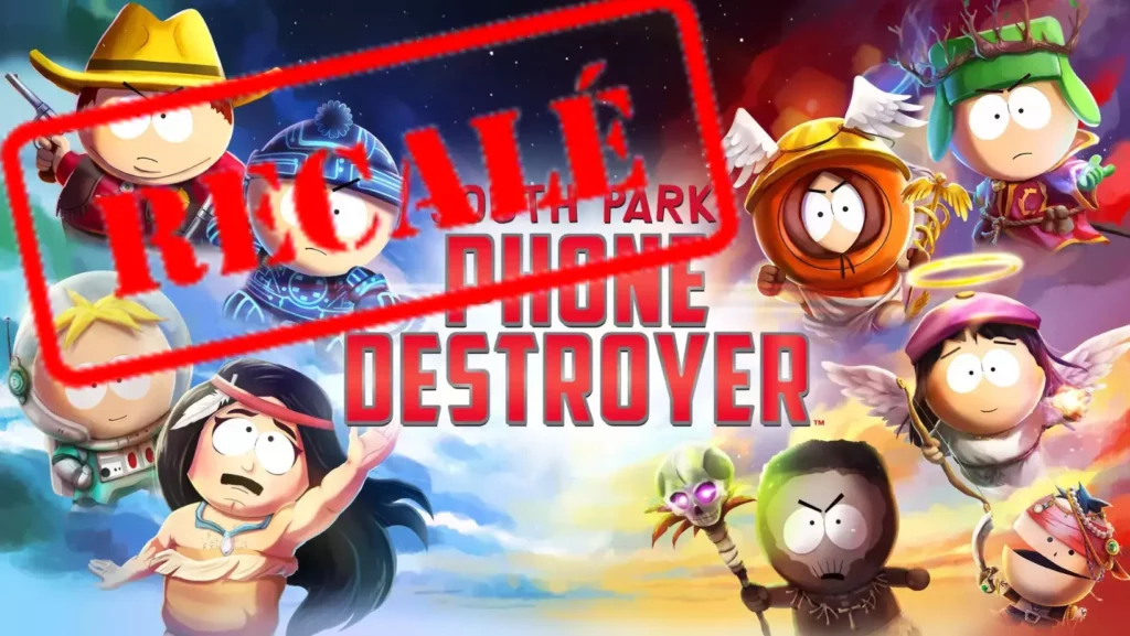 Affiche de South Park : Phone Destroyer, inclus dans les jeux gratuits à ne pas télécharger.
